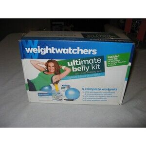 Weight Watchers Ultimate Belly Kit DVD & Mini Stability Ball Tone Sealed NEW